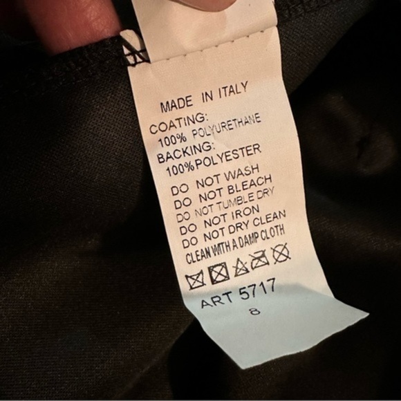 BOOHOO FAUX LEATHER PU PLEATED TENNIS MINI SKIRT SIZE 8UK 4US - Picture 8 of 10